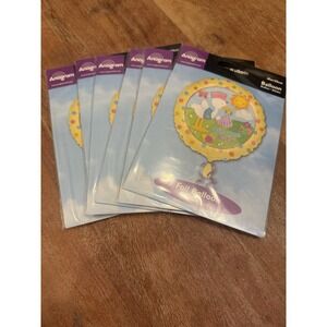 6x‎ Welcome Baby Stork Foil Balloon 18" Round Party Decoration Baby Shower USA